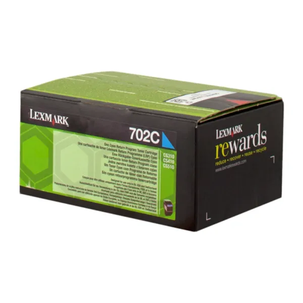 Producto Tóner original Lexmark CS310 / CS410 / CS510 cian · 70C20C0 Imagen