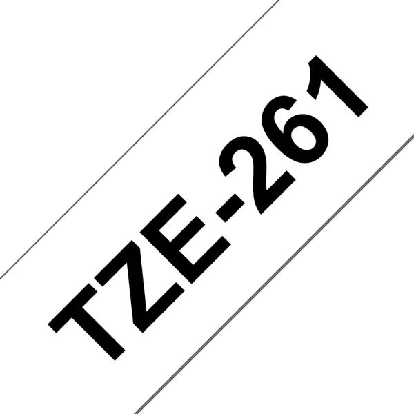 Producto Cinta compatible Brother TZE-261 / Blanco TZ-261 negro / blanco Imagen