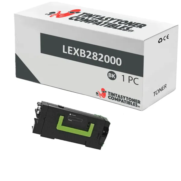 Produto Tóner compatible Lexmark B282000 Negro · 7.500 páginas Imagem