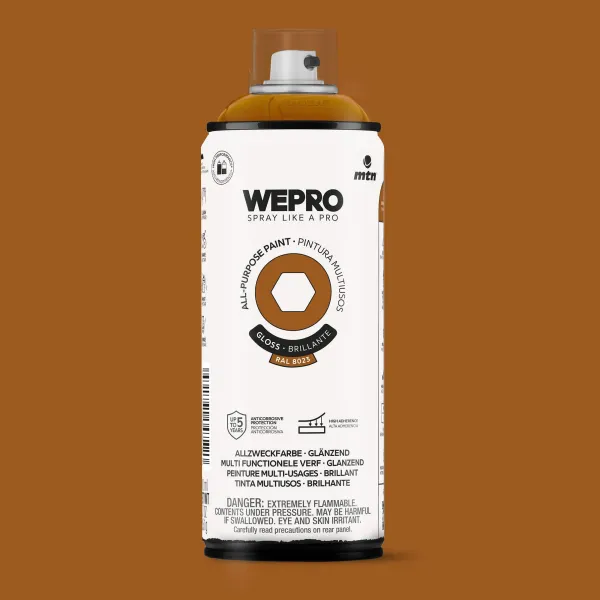 Product Spray MTN WEPRO Solvent Brillante MARRÓN CUERO - RAL 8023 Image