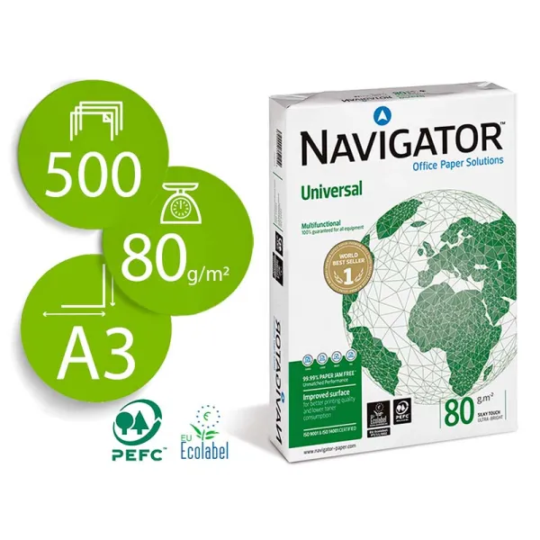 Produto Papel A3 Navigator 80g 500 Hojas Imagem