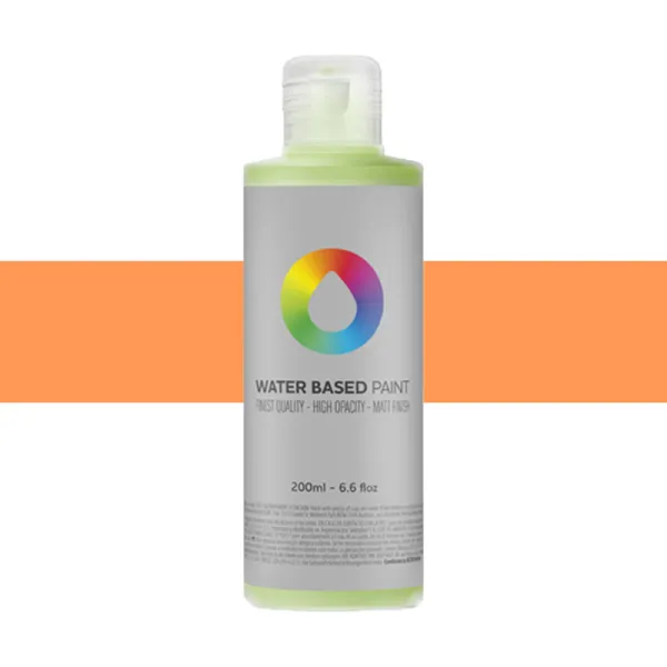 Product MTN Water Based Paint Azo Orange Light 200 ml Image