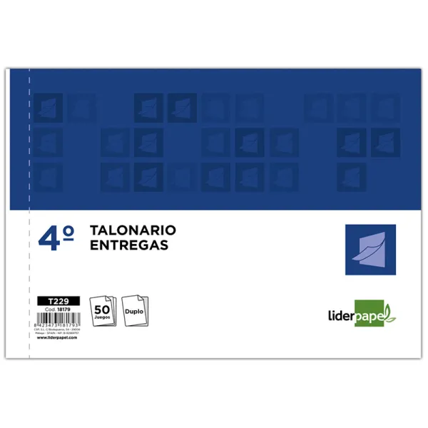 Producto Talonario entregas Liderpapel Imagen
