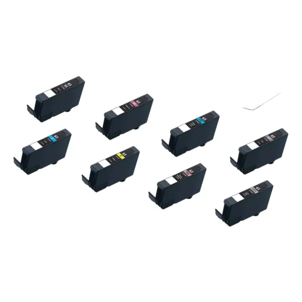 Producto Pack 8 cartuchos de tinta compatibles Canon CLI65/CLI65 Light/CLI65 Photo Imagen