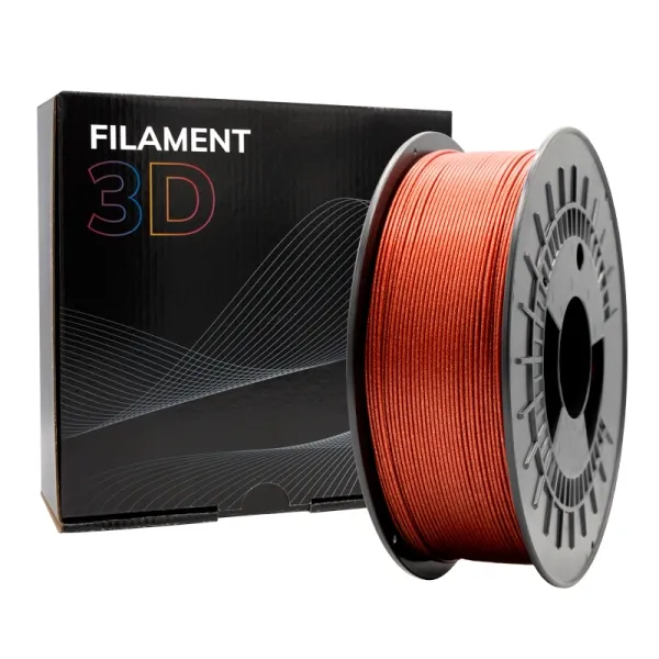 Producto Filamento 3D - PLA GLITTER - Color: Rojo - 1.75 mm / 1 kg Imagen