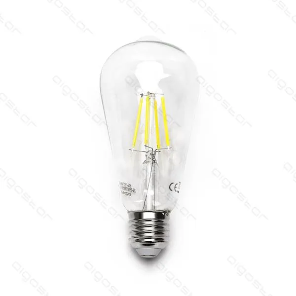 Producto Bombilla de Filamento LED E27 ST64 4W Luz Fría 6500K Imagen