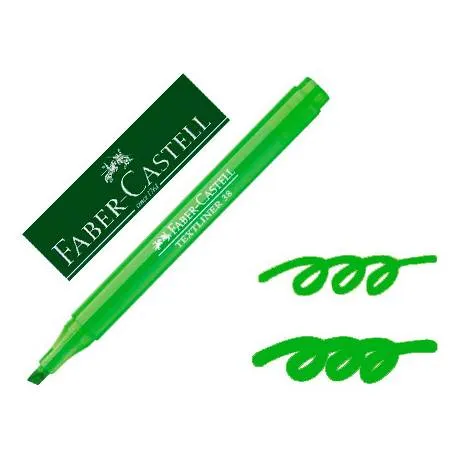 Producto Rotulador Faber Castell fluorescente textliner 38 verde Imagen