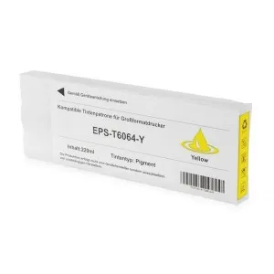 Product Cartucho de tinta compatible Epson T606400 Amarillo · 220 ml Image