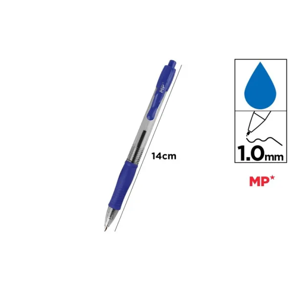 Producto Boligrafo Click Azul Punta 1 mm MP Imagen