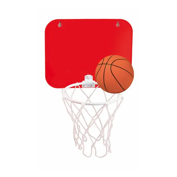 Producto Mini-Canasta de Baloncesto con Tablero Rojo Imagen