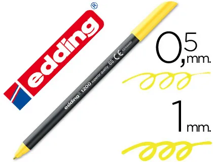 Produto ROTULADOR EDDING 1200 AMARILLO NEON Imagem