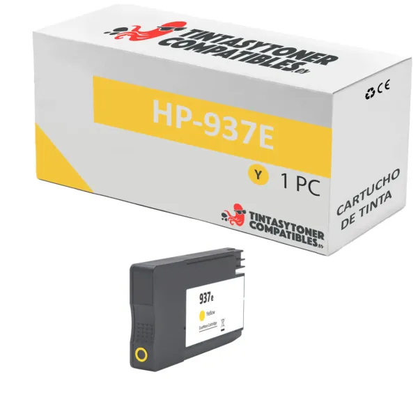 Product Cartucho de tinta compatible HP 4S6W8NE Amarillo · 26 ml Image