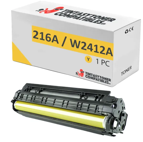 Product Tóner compatible HP W2412A Amarillo · 850 páginas Image