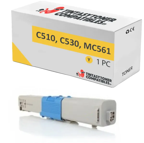 Produto Tóner compatible OKI 44469722 Amarillo · 5.000 páginas Imagem