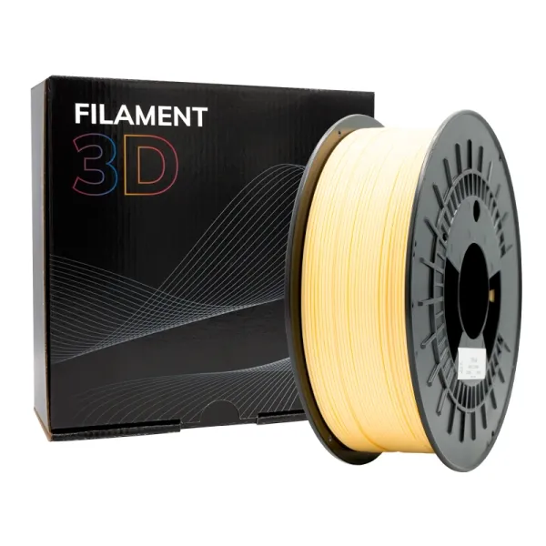 Producto Filamento 3D - PLA MATE - Color: Crema - 1.75 mm / 1 kg Imagen