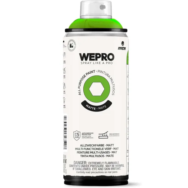 Producto Spray MTN WEPRO Solvent Mate Verde Flúor Imagen