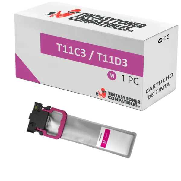 Product Cartucho de tinta compatible Epson C13T11D340 Magenta · 5.000 páginas Image