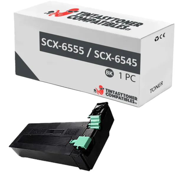 Produto Tóner compatible Samsung SCX-D6555A Negro · 25.000 páginas Imagem