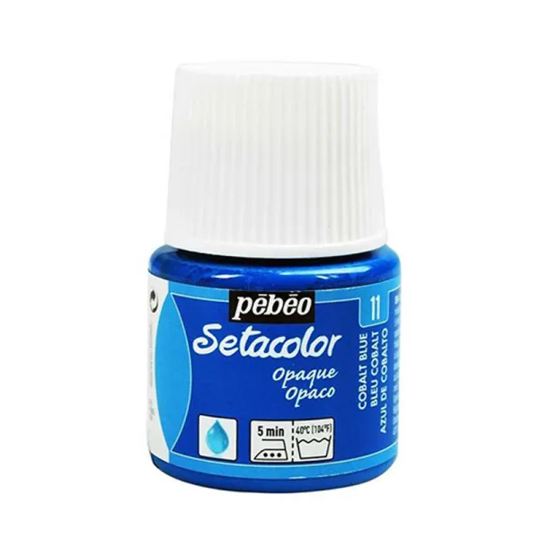 Producto Pintura Pébéo Setacolor Opaco Azul Cobalto 45 ml Imagen