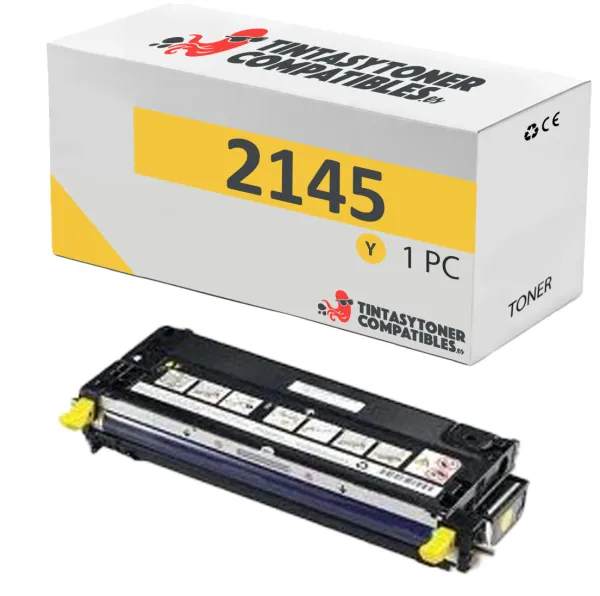 Producto Tóner compatible Dell 593-10371 Amarillo · 5.000 páginas Imagen