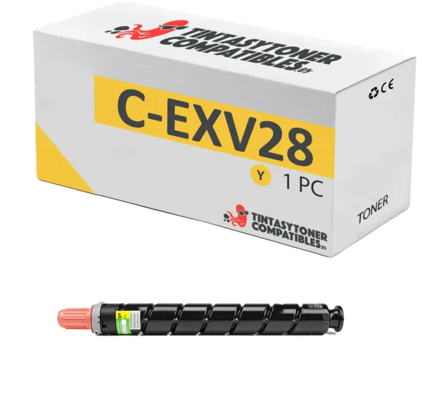 Produto Tóner compatible Canon 2801B002 Amarillo · 38.000 páginas Imagem
