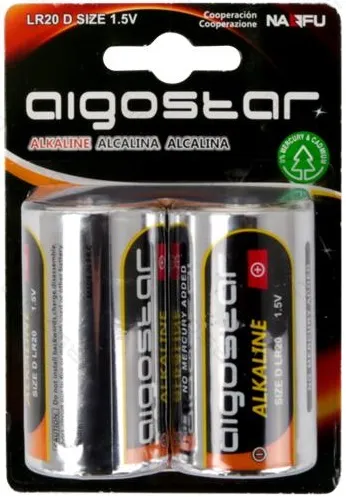 Producto Pila alcalina LR20 d 1.5V (2 unidades) Imagen