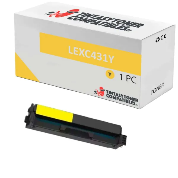 Producto Tóner compatible Lexmark 20N20Y0 Amarillo · 1.500 páginas Imagen