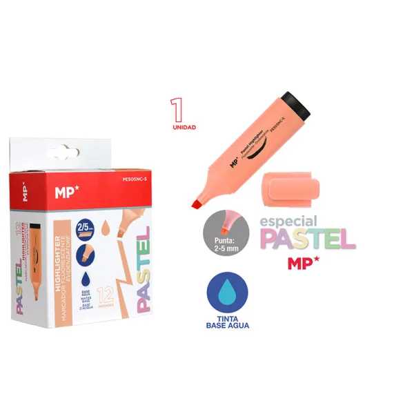 Producto Marcador pastel naranja claro MP Imagen
