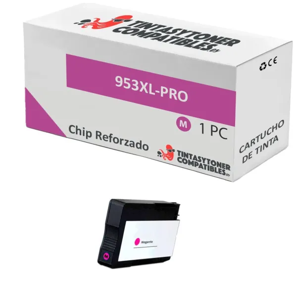 Produto Cartucho de tinta compatible HP F6U17AE Magenta · 26 ml Imagem