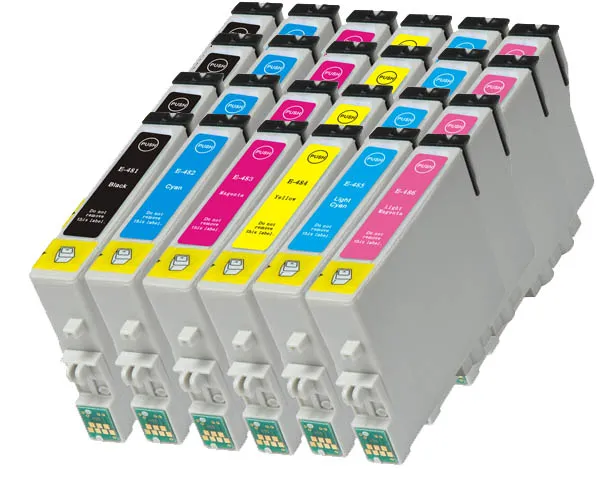 Producto Pack 24 cartuchos de tinta compatibles Epson T048 Imagen
