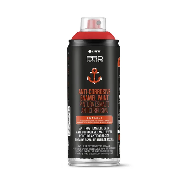 Producto Spray MTN PRO Anticorrosivo Ral 3000 Rojo Imagen