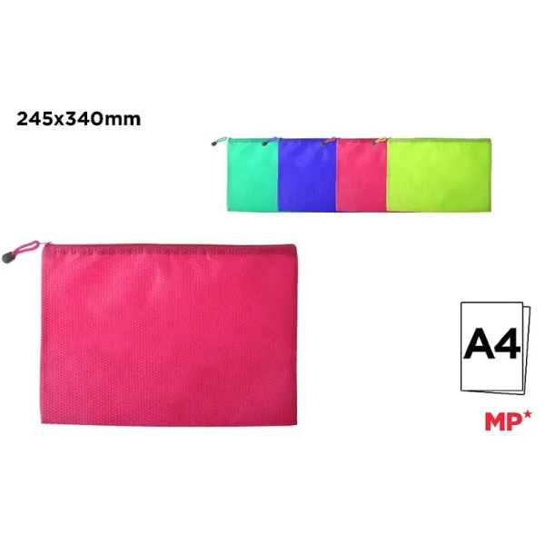Produto Carpeta con Cremallera Tela A4 Imagem