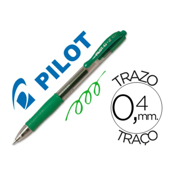 Producto Pilot G-2. roller tinta de gel 0,7MM verde Imagen
