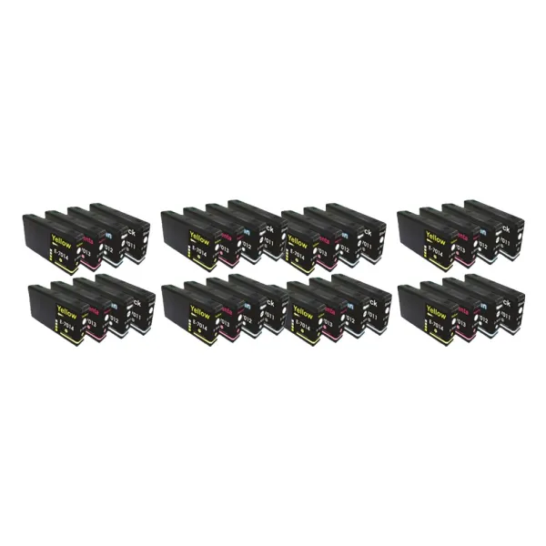 Producto Pack 32 cartuchos de tinta compatibles Epson -T-7011- XXL/-T-7012-/-T-7013-/-T-7014- negro, cian, magenta y Imagen