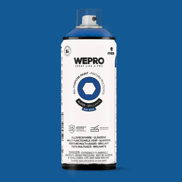 Product Spray MTN WEPRO Solvent Brillante AZUL KLEIN - RAL 5010 Image