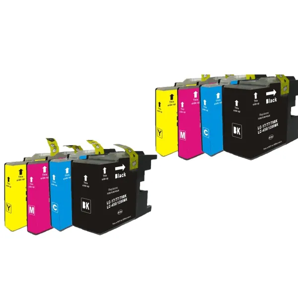 Producto Pack 8 cartuchos de tinta compatibles Brother LC1240 XL amarillo, magenta, negro y cian Imagen