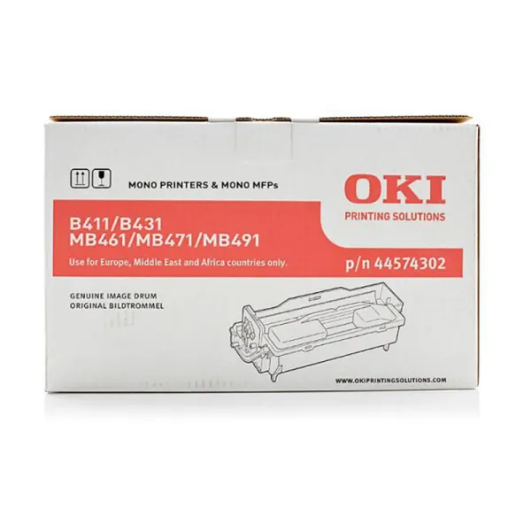 Producto Tambor original OKI B411D / B431DN / MB461 / B401 / MB441 / B412 / B512 Tambor negro Imagen