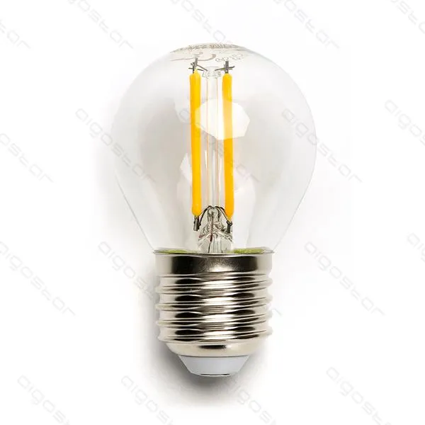 Product Bombilla de Filamento LED E27 G45 4W Luz Cálida 2700K Image