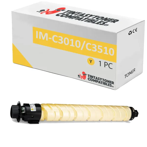 Produto Tóner compatible Ricoh 842507 Amarillo · 28.000 páginas Imagem