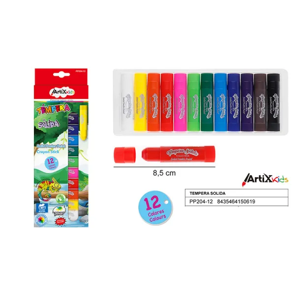 Product TEMPERA SOLIDA 12UDS ARTIX Image