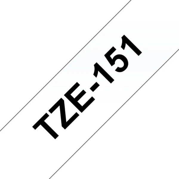 Producto Cinta compatible Brother TZE-151 / Transparente TZ-151 negro / transparente Imagen