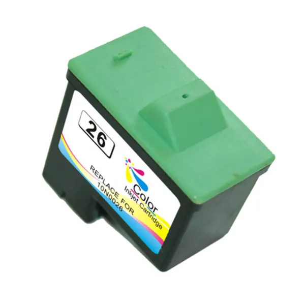 Produto Cartucho de tinta compatible Lexmark 10N0026E Tricolor · 12 ml Imagem