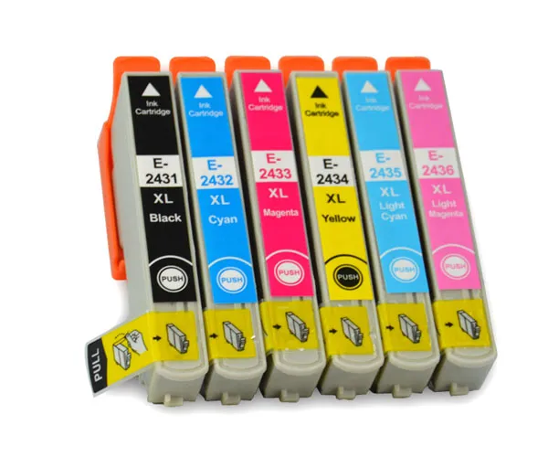 Producto Pack 6 cartuchos de tinta compatibles Epson T243 Imagen