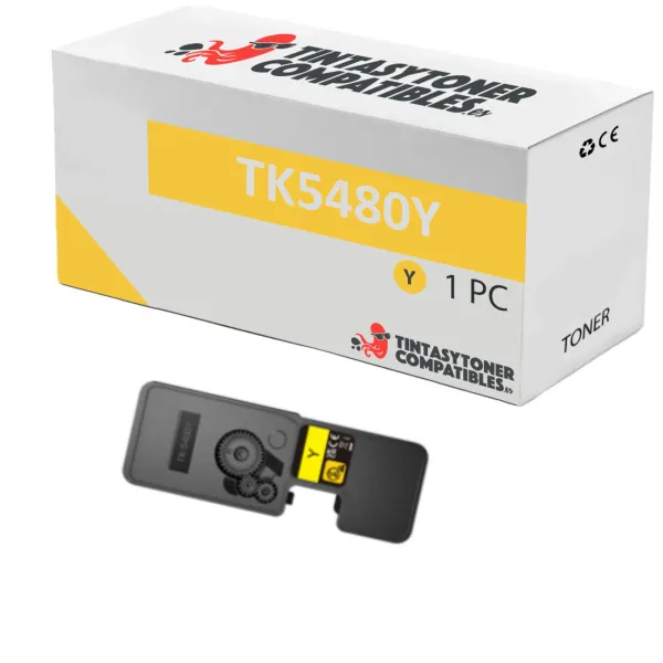 Produto Tóner compatible Kyocera 1T0C22ANL0 Amarillo · 1.250 páginas Imagem