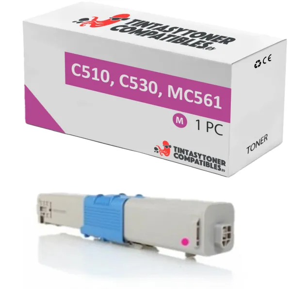 Producto Tóner compatible OKI 44469723 Magenta · 5.000 páginas Imagen