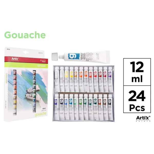 Product Gouache Tempera 24 Tubos Image