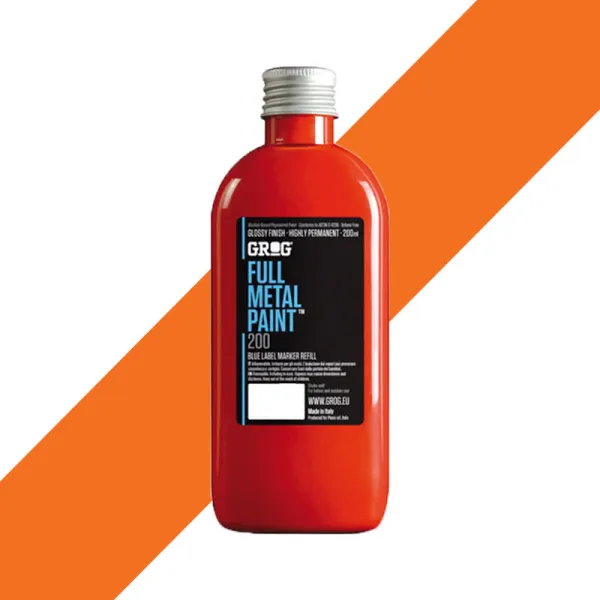 Product GROG Full Metal Paint Clockwork Orange 200 ml Image