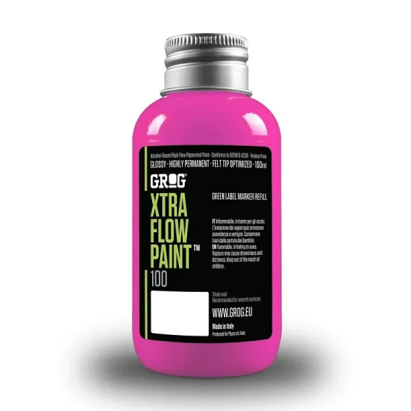 Product GROG Xtra Flow Paint Neon Fuchsia 100 ml Image