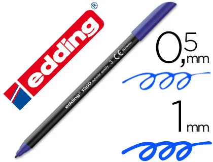 Producto Rotulador Edding 1200 azul Imagen