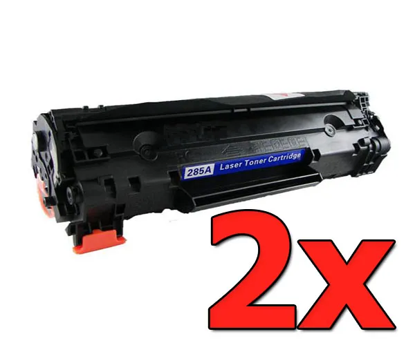Product Compatible Pack 2 x HP CB436A Negro Image